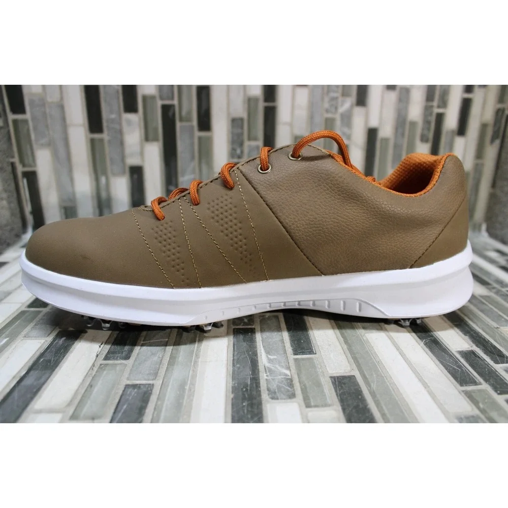 FootJoy Men's Contour Series Golf Shoes 54053 Brown White Size 7 Extra Wide - Picture 6 of 10